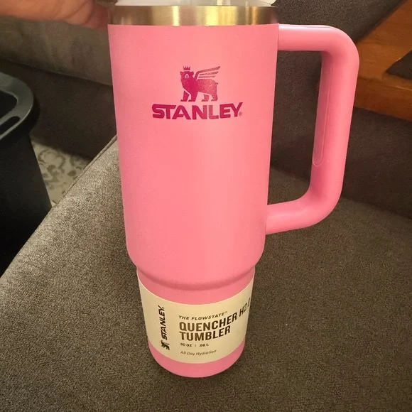 BRAND NEW STANLEY Quencher H2.0 Tumbler 30 Oz PINK PEONY - Picture 5 of 5
